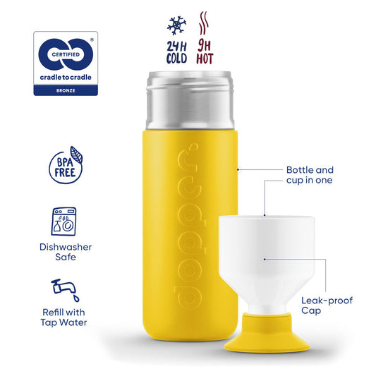 Garrafa Dopper Térmica Lemon Crush 580ml