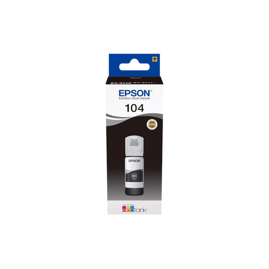 Tinteiro Epson 104 Preto C13T00P140 70ml 4500 Pág.