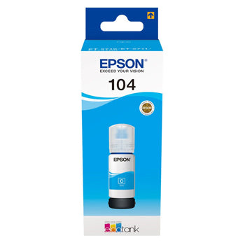 Tinteiro Epson 104 Azul C13T00P240 70ml 7500 Pág.