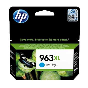 Tinteiro HP 963XL Azul 3JA27A 23ml 1600 Pág.