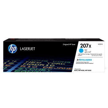 Toner HP 207X Azul W2211X 2450 Pág.