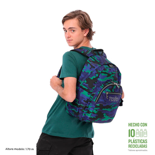 Mochila Escolar 8 a 12 anos Acuarela 8JY