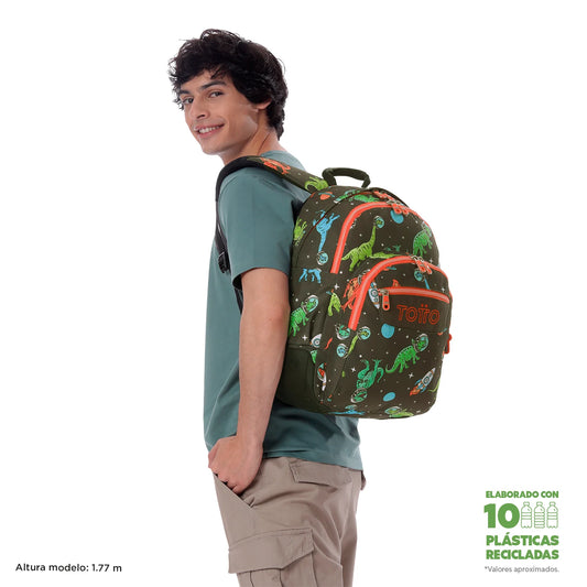 Mochila Escolar 8 a 12 anos Rayol 1WE