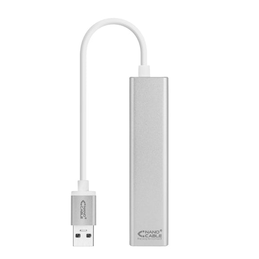 Adaptador USB 3.0 para Ethernet Gigabit + 3 Portas USB Refer