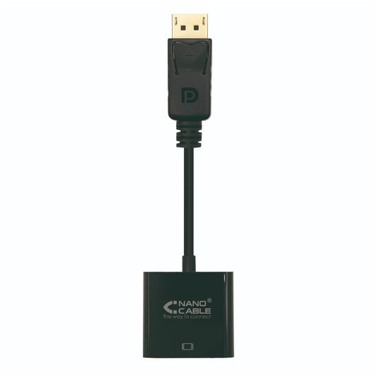 Adaptador DisplayPort Macho / VGA Fêmea 15cm