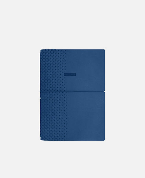 Caderno Duplo Pautado + Liso A5 Azul