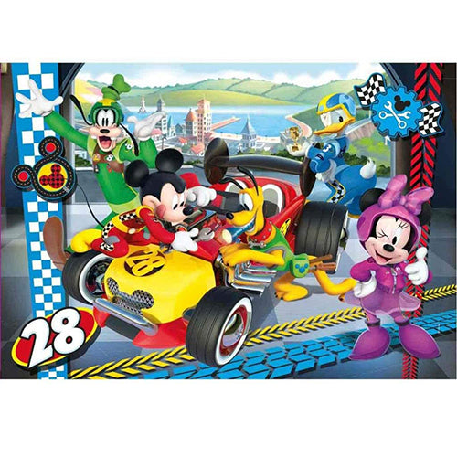 Puzzle Clementoni 104 Peças - Mickey and the Roadster Racers