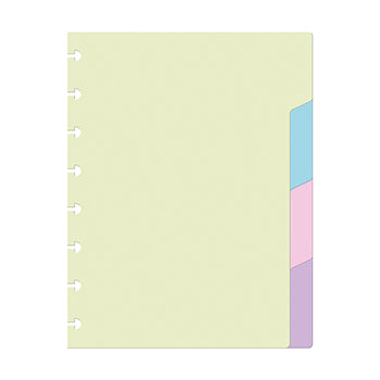 Separadores Caderno Inteligente Ambar Ecosmart PP A5 4 div.