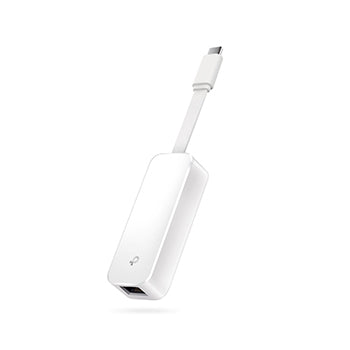 Adaptador USB-C para Ethernet Gigabit Branco