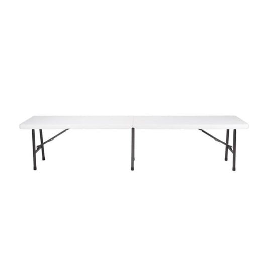 Banco Dobrável Branco 180x25x43cm