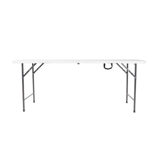 Mesa Dobrável Branco 180x70x74cm