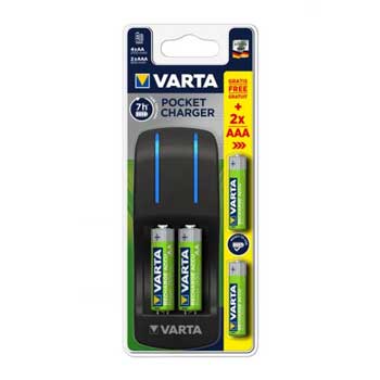 Carregador Pilhas Varta AA/ AAA Pocket