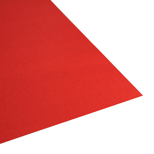 Cartolina 50x65cm 250gr Vermelho Fogo - Pack 10un.