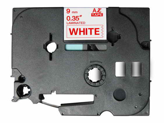 Etiquetas Brother TZe722 Laminadas 9mmX8m Compatíveis Pack 5