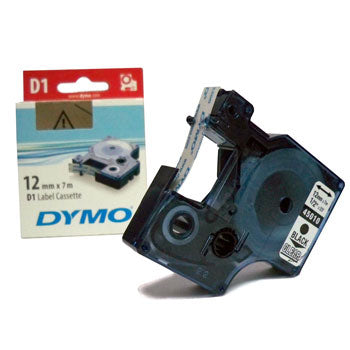 Fita Gravacao Dymo 12mmX7m Transparente/Preto (45010)