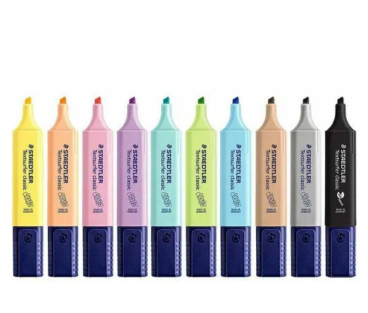 Marcadores Fluorescentes Staedtler Pastel & Vintage Emb.10