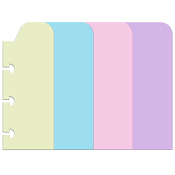 Marcador Páginas Caderno Inteligente Ambar Ecosmart PP 4un.