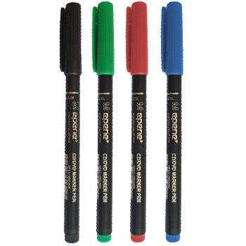 Marcador Permanente Fino 4 Cores Epene - 4un