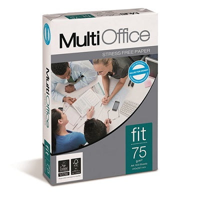 Papel cópia A4 75gr Multioffice Branco 5x500 Folhas