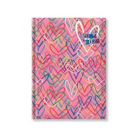 Agenda Escolar Diária 2024/2025 Papiro Heart 120x165mm