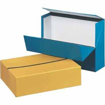 Caixa Francesa Comercial 100 x 340 x 262 mm Azul Pack 5