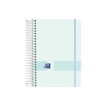 Agenda Escolar 25/26 A6 Oxford Live&Go Espiral Menta Pastel
