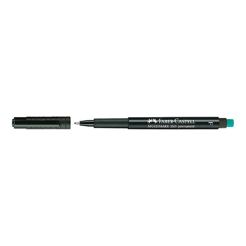 Marcador Acetato Faber-Castell OH Lux F Preto