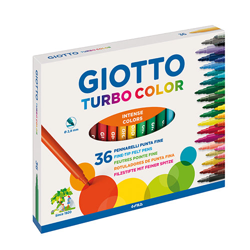 Marcadores Feltro Giotto Turbo Color Emb.36 F418000