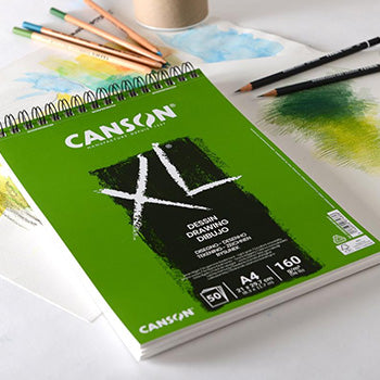 Bloco Espiralado Canson XL Dessin A4 160gr 50 Folhas