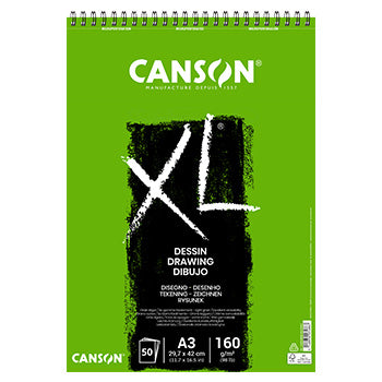 Bloco Espiralado Canson XL Dessin A3 160gr 50 Folhas