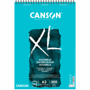 Bloco Espiralado Canson XL Aquarelle A3 300gr 30 Folhas