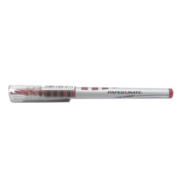 Marcador Roller Paper Mate Aquandis 0,7mm Vermelho Emb.12