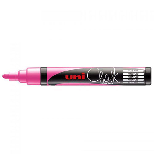 Marcador Giz Líquido Uni Chalk PWE-5M Rosa