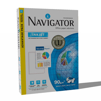 Papel 090gr Fotocopia A3 Navigator Inkjet/ Laser 5x500Fls