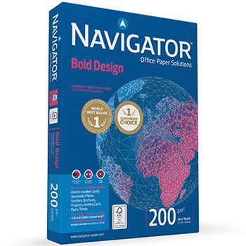 Papel 200gr Fotocopia A4 Navigator 1x150 Folhas