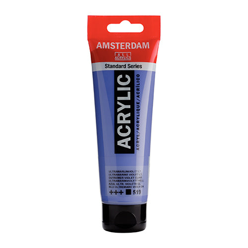 Tinta Acrílica Amsterdam 120ml 1709-519 Azul Ultravioleta Cl