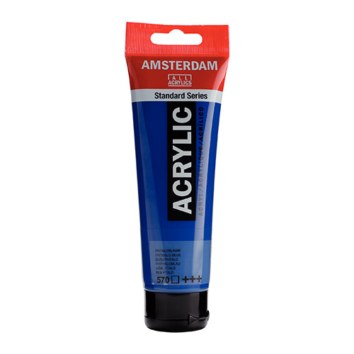 Tinta Acrílica Amsterdam 120ml 1709-570 Azul Ftalo