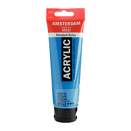 Tinta Acrílica Amsterdam 120ml 1709-572 Azul Cyan