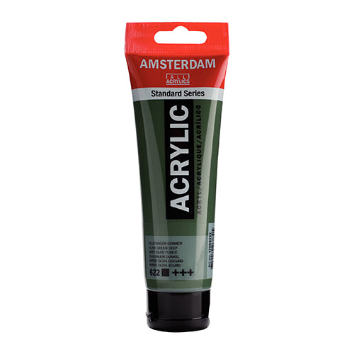 Tinta Acrílica Amsterdam 120ml 1709-619 Verde Oliva Escuro