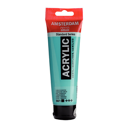 Tinta Acrílica Amsterdam 120ml 1709-661 Verde Turquesa