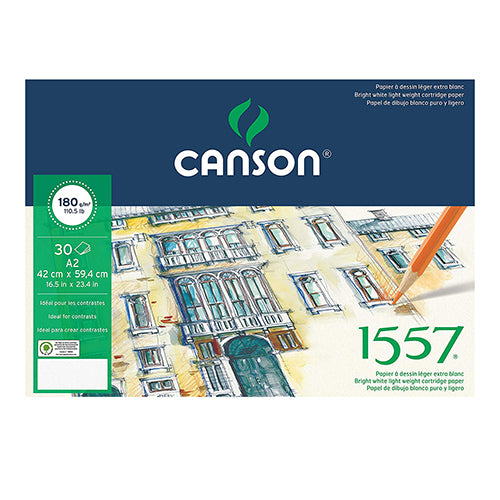 Bloco Desenho Canson 1557 Dessin A2 180gr 30 Folhas