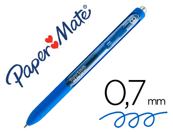 Esferografica Paper Mate Inkjoy Retratil Gel Pen 0,7mm Cx.12