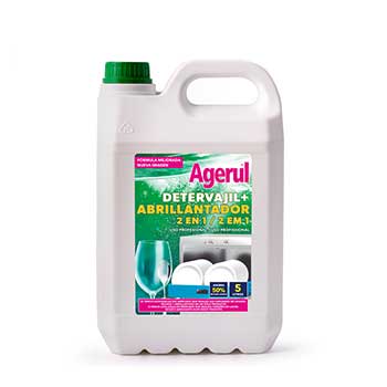 Detergente Máquina Loiça Líquido + Abrilhantador 2em1 5L