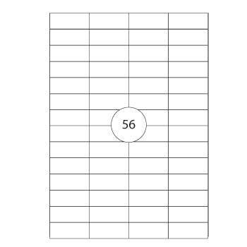 Etiquetas 52,5x21,2 Multi3 100 Folhas A4 5600un
