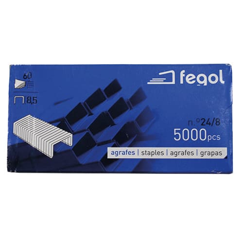 Agrafes Nº24/8 Fegol (71248) Cx.5000