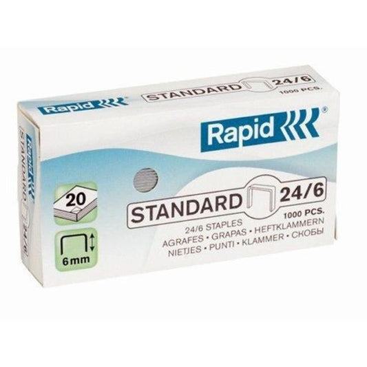 Agrafes Rapid Blue 24/6 Cx. 1000 standard