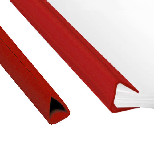 Baguete de plástico 20mm Vermelho - Pack 50un.