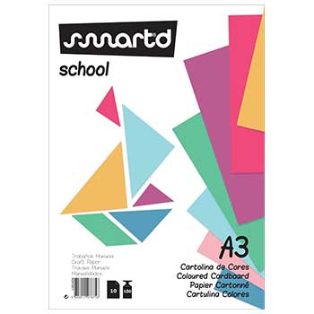 Bloco Cartolinas várias cores A3 Pack 2