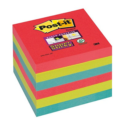 Bloco notas aderentes Post-It 76x76mm 654-6SS-JP - Pack 6un.