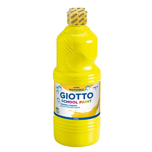 Boião Guache 1lt Giotto Escolar Amarelo F53502